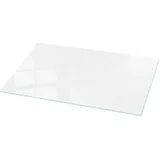 Gehärtet Glas Glastisch Rechteckig Tischplatte Für Esstisch Reines Weiß 120x60