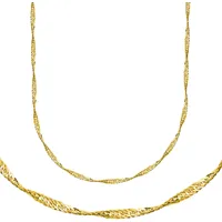 Firetti Goldkette »Schmuck Geschenk Gold 333 Singapur, ca. 1,4 mm breit«, Made in Germany