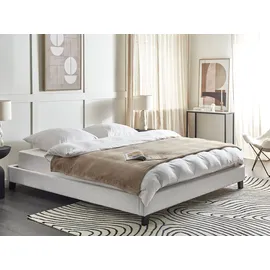Beliani Roanne 180 x 200 cm Hellgrau