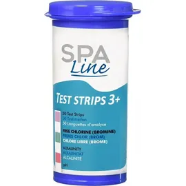 SPA line Spa-Line Pooltester 3+ Teststreifen 50 Wasserteststreifen für pH