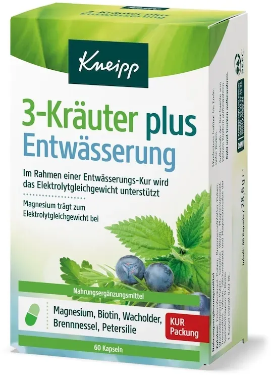 Kneipp 3-Kräuter Entwässerung plus Abnehmen 60 ct 