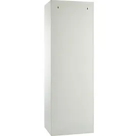 Lüllmann Putzmittelschrank 510720 lichtgrau 60,0 x 50,0 x 180,0 cm, aufgebaut, 1 St.