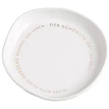 räder Schale In der Mitte Porzellan Weiß