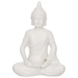 BUTLERS BUDDHA Deko Statue mit Teelichhalter Höhe 29cm Kerzen