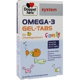 Doppelherz System Omega-3 Family Gel-Tabs 60 St.