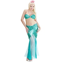 Widmann - Kostüm Meerjungfrau, Sirene, Kleid, Faschingskostüme für Damen, Karneval