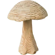 Creativ deco Dekoobjekt Pilz 28 cm braun
