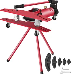 VEVOR Elektrische Rohrbiegemaschine 16 T Rohrbieger Biegegerät Biegemaschine Biegevorrichtung Formenbieger 1/2", 3/4" 1/2", 2"