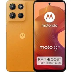 MOTOROLA Smartphone "moto g15", orange, 128 GB, Mobiltelefone