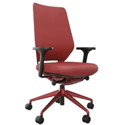 fm Büromöbel Bürostuhl »Asiento« mit Armlehnen Komfort rot