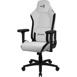 AEROCOOL CROWN Leatherette Moonstone White Gamingstuhl, weiß