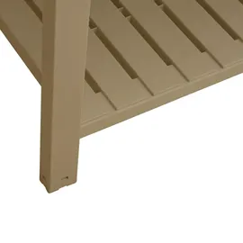 vidaXL Hochbeet 110 x 45 x 79 cm Hellbraun