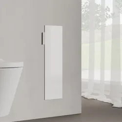 Kronenbach Cube Design WC-Modul 60 cm - Unterputz, Glasfront, Anschlag rechts, Accessoires, weiß matt