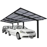 Ximax Alu Doppelcarport Linea Typ 60 Schwarz 273 x 983 cm Sonderfertigung