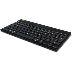 R-Go Tools Tastatur Compact Break RGOCODEWLBL kabellos schwarz