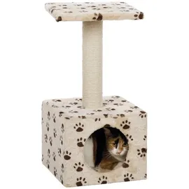 Trixie Zamora 31 x 31 x 60 cm beige mit Pfoten