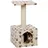 31 x 31 x 60 cm beige mit Pfoten