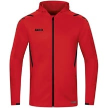 Jako Challenge Trainingsjacke mit Kapuze rot/schwarz 3XL