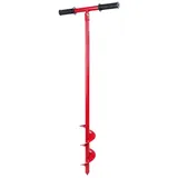 Grafner Handerdbohrer Grafner Handerdbohrer Erdlochbohrer Pfahlbohrer Pflanzbohrer Bohrer rot