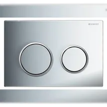Geberit Omega20 Betätigungsplatte 2-Mengenspülung Chrom matt