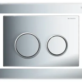 Geberit Omega20 Betätigungsplatte 2-Mengenspülung Chrom matt
