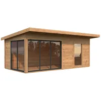Palmako Gartenhaus Andrea 6,39 x 4,02 m Braun
