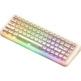Akko YU01 Antique Jade Gaming-Tastatur, RGB - Hellbraun