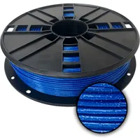 Ampertec 3D-Filament metallic PLA mit Glitzer blau 1.75mm 500g