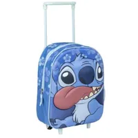 Cerdá LIFE'S LITTLE MOMENTS Unisex Kinder Trolley 3D Stitch Kinderrucksack, blau