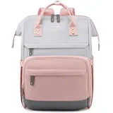 LOVEVOOK Rucksack Damen Laptop Rucksack mit Laptopfach 15.6&17.3 Zoll Schulrucksack Mädchen Teenager Schultasche Backpack Tagesrucksack Rucksäcke Wasserdicht für Schule Reise Uni Business