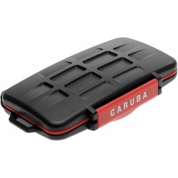 Caruba Multi Card Case MCC 3 (6xCF), Digitalkamera Zubehör, Rot, Schwarz
