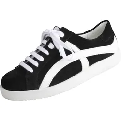 Sneaker LEI BY TESSAMINO "Nora", Damen, Gr. 36, schwarz, Leder, casual, Schuhe, in modischem Design