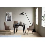 Stressless® Polsterstuhl Laurel, High Back mit Armlehne, Größe L, mit schräggestellten Beinen in Eiche grau