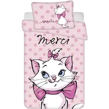 Disney Marie Merci Kinderbettdecke 100×135 cm (135 x 100% cm Rosa