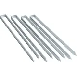 Estexo Erdanker Bodenanker 4er Set 40cm Erdspieß Metall Erdnagel Bodennagel Rosenbogen