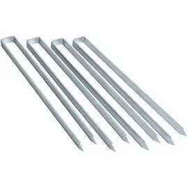 Estexo Erdanker Bodenanker 4er Set 40cm Erdspieß Metall Erdnagel Bodennagel Rosenbogen