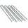 Estexo Erdanker Bodenanker 4er Set 40cm Erdspieß Metall Erdnagel Bodennagel Rosenbogen