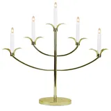 Star Trading Tilpi Kerzenleuchter 5-flammig 52 x 54 cm Gold