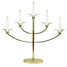 Star Trading Tilpi Kerzenleuchter 5-flammig 52 x 54 cm Gold