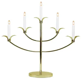 Star Trading Tilpi Kerzenleuchter 5-flammig 52 x 54 cm Gold