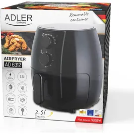 Adler Airfryer AD 6312 schwarz