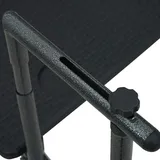 vidaXL Balkonhängetisch 60 x 64 x 83,5 cm schwarz klappbar