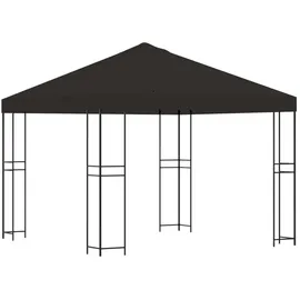 vidaXL Pavillon 3 x 3 m inkl. 4 Seitenteile Anthrazit
