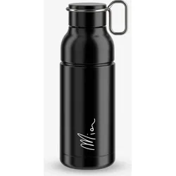 Fahrrad Trinkflasche Mia 650 ml Edelstahl schwarz EINHEITSGRÖSSE