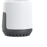 Smart WLAN Regenmesser Digital mit App-Fernüberwachung, Präziser Niederschlagssensor 0-9999mm, Frostfest für Gartenbewässerung, für rainpoint für gateway, Weiß(A)