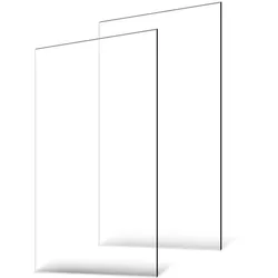 VEVOR 2er-Set Plexiglas-Acrylplatten 610x1219mm Kunststoffplatten 3mm dick
