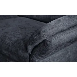 Max Schelling Eckcouch Flachgewebe 3-Sitzer Blau