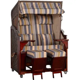 WebaVita Strandkorb Karibik Pinie Multicolor