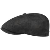 Stetson Ballonmütze Hatteras Pigskin Leder aus 100% Leder schwarz 61/XL