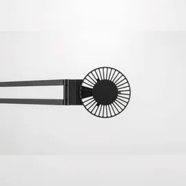 Luctra Table Radial Base Schwarz